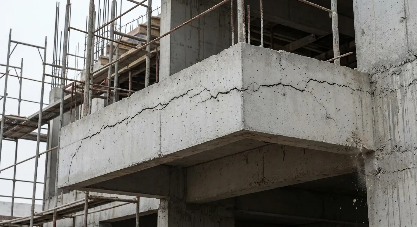 Erreur de dimensionnement de structure béton