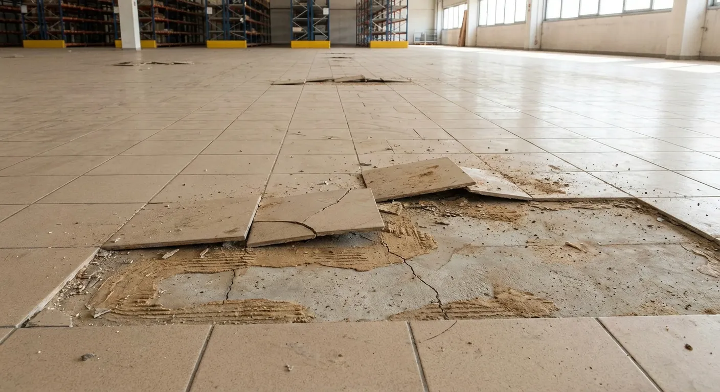 Infiltrations sous carrelage de douche à l'italienne