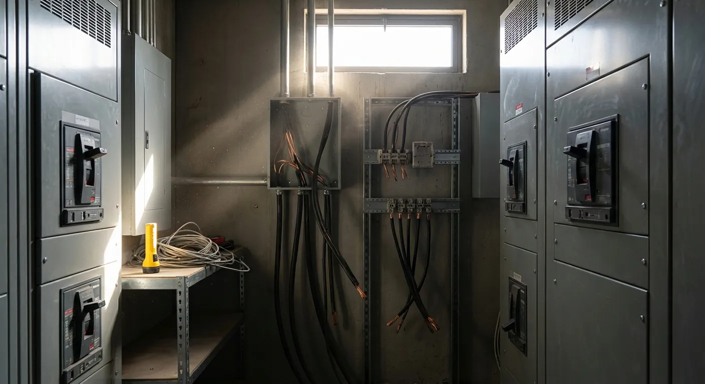 Tableau électrique non conforme