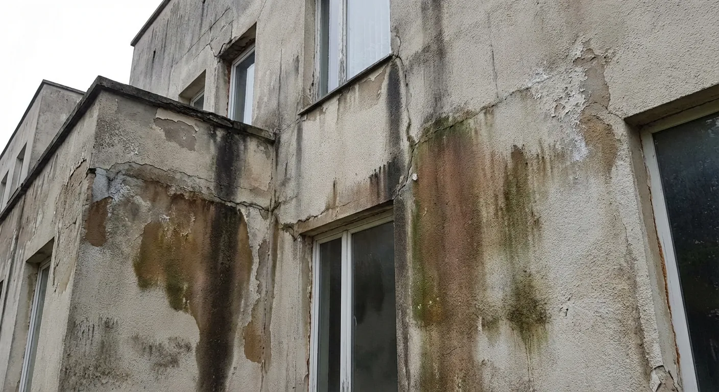 Défaut d'imperméabilisation de façade