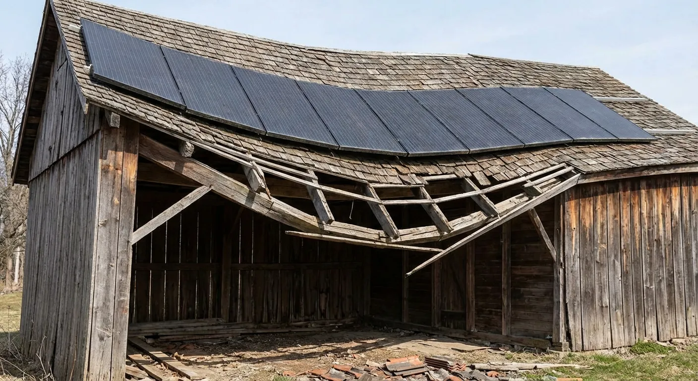 Surcharge structurelle sur charpente ancienne