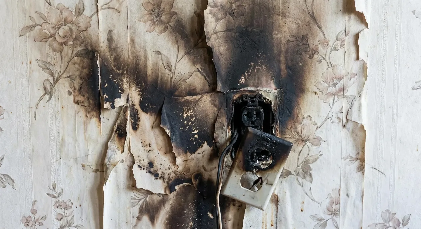 Incendie d'origine électrique