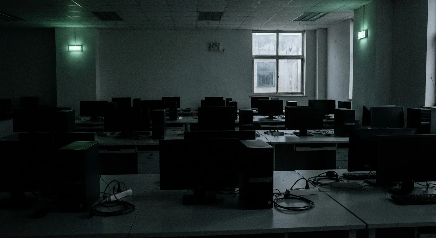 Panne électrique paralysant une entreprise