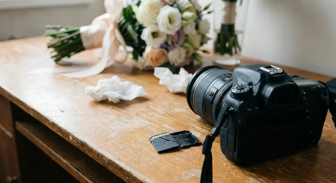 Perte de photos de mariage