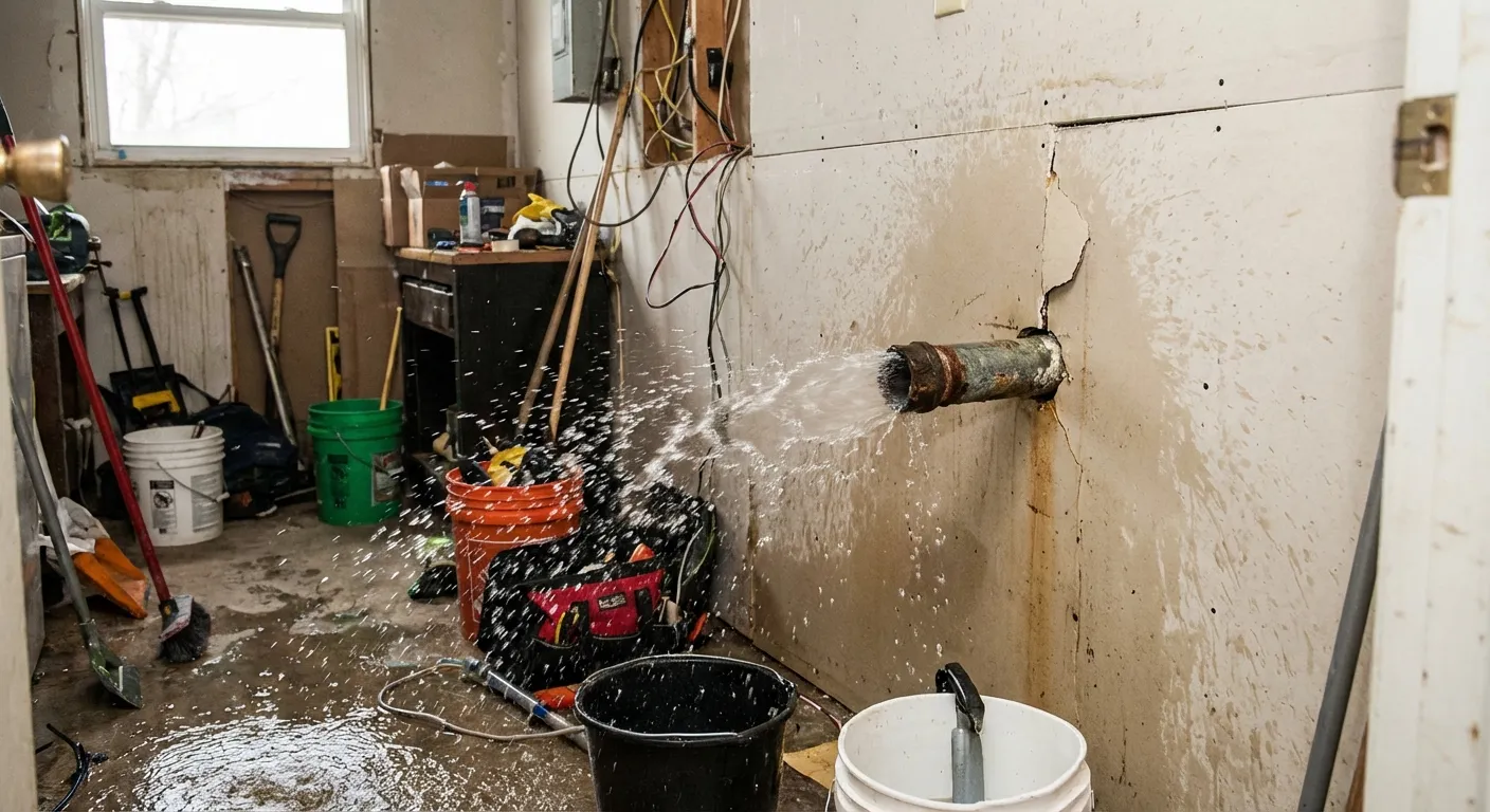 Rupture de canalisation